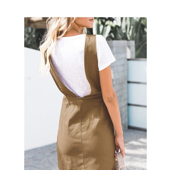 ROULA Button Down Overall Skirt - Picture 3 of 4